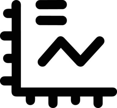 gráfico icono símbolo imagen para datos estadística análisis ilustración vector