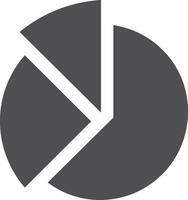Chart icon symbol image for data statistic analysis illustration vector