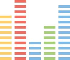 Chart icon symbol image for data statistic analysis illustration vector