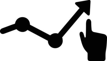 Chart icon symbol image for data statistic analysis illustration vector