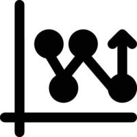 Chart icon symbol image for data statistic analysis illustration vector