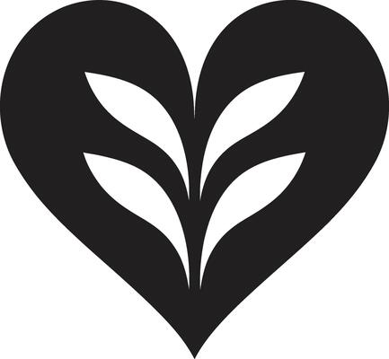 Modern Heart Silhouette Intricate Black Delicate Black Heart Graceful Abstract Element