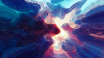 Abstract colorful bright glowing background with iridescent waves of energy and plasma rays with light. in high quality 4k, motion design video