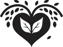 Contemporary Heart Silhouette Stylish Intriguing Heart Shape Minimal Decorative Element vector