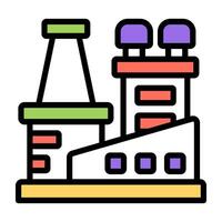 Perfect design icon of factory building vector