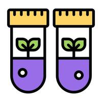 Perfect design icon of botanical tubes vector