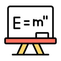 An icon design of physics formula vector