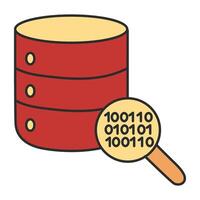 A beautiful design icon of data analysis vector