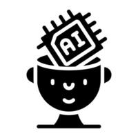 Perfect design icon of microchip vector