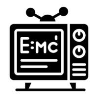 An icon design of physics formula vector