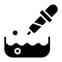 A unique design icon of dropper vector