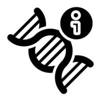 DNa icon in solid design vector