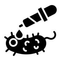 A unique design icon of dropper vector