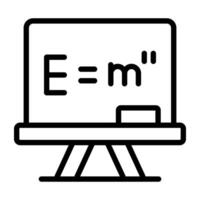 An icon design of physics formula vector