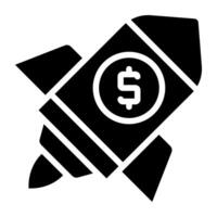 Creative design icon of business startup vector