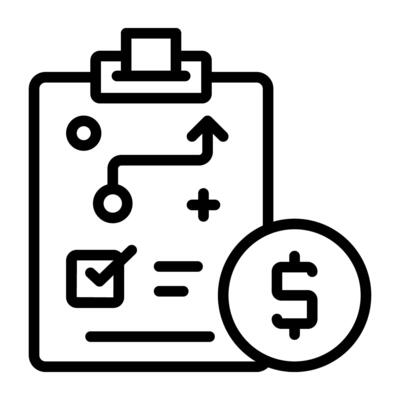 Perfect design icon of business strategy