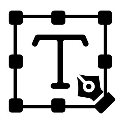Modern style icon of transformation tool