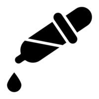 A unique design icon of dropper vector