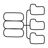 Perfect design icon of data storage vector