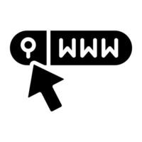 A beautiful design icon of search vector