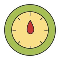 Unique design icon of speedometer vector