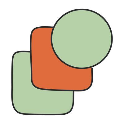 Shape builder tool icon in editable design