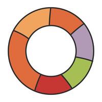 Unique design icon of color selection vector
