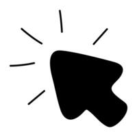 Creative design icon of cursor arrow vector