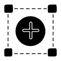 Modern style icon of transformation tool vector