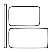 An icon design of problem solving vector