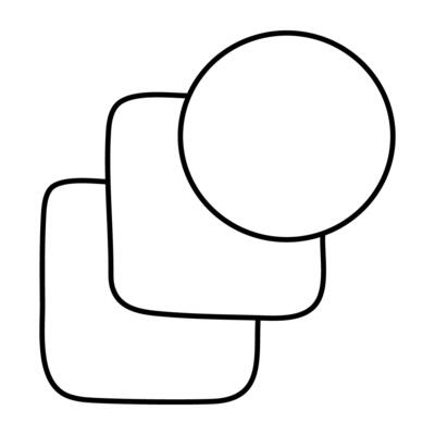 Shape builder tool icon in editable design
