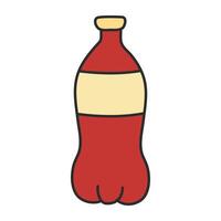 A unique design icon of cola bottle vector