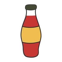 A unique design icon of cola bottle vector