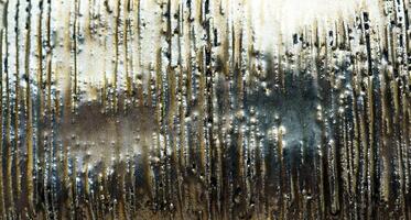 Monochrome texture of shiny grained metal. Abstract background. photo