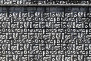 Texture of a decorative brick-like tiles. Abstract background for design. photo