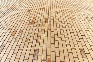Texture of a paving stone road. Abstract background for design. photo