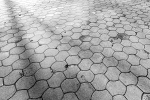 Texture of a paving stone road. Abstract background for design. photo