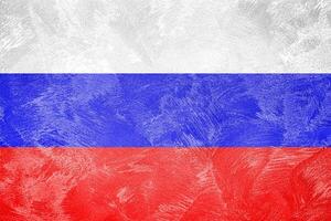 Russian Federation flag abstract background. photo