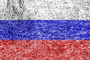 Russian Federation flag abstract background. photo