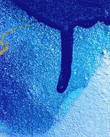 Fragment of colored graffiti painted on a wall. photo