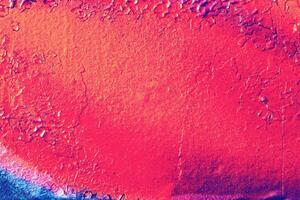 Fragment of colored graffiti painted on a wall. photo