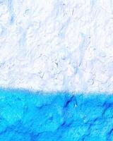 Fragment of colored graffiti painted on a wall. photo