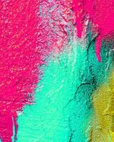 Fragment of colorful graffiti background. photo