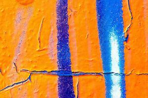 Fragment of colorful graffiti background. photo