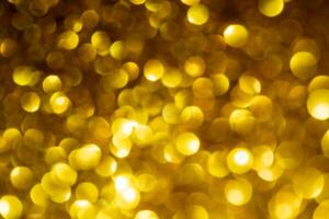 Golden lights abstract bokeh backdrop. Chrismas lights bokeh. photo
