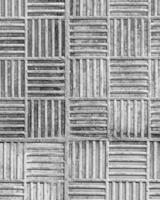 Top view on paving stone road. Old pavement of concrete texture. Cobblestone sidewalk. Black and white abstract background for design. photo