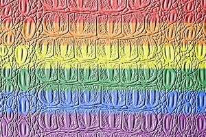 White crocodile leather texture. Abstract background for design with copy space for a text. photo
