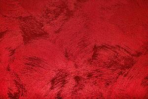 Texture of red decorative plaster or concrete. Abstract grunge background. photo