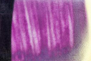 A fragment of colorful graffiti painted on a wall. Abstract urban background. photo