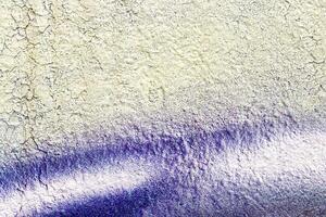 A fragment of colorful graffiti painted on a wall. Abstract urban background. photo